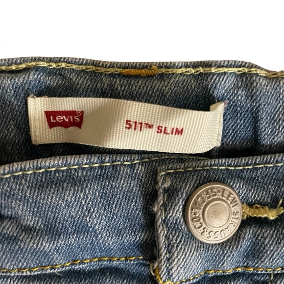 Girls Levi’s 511 Slim Jeans - Size 7x - Picture 4 of 10
